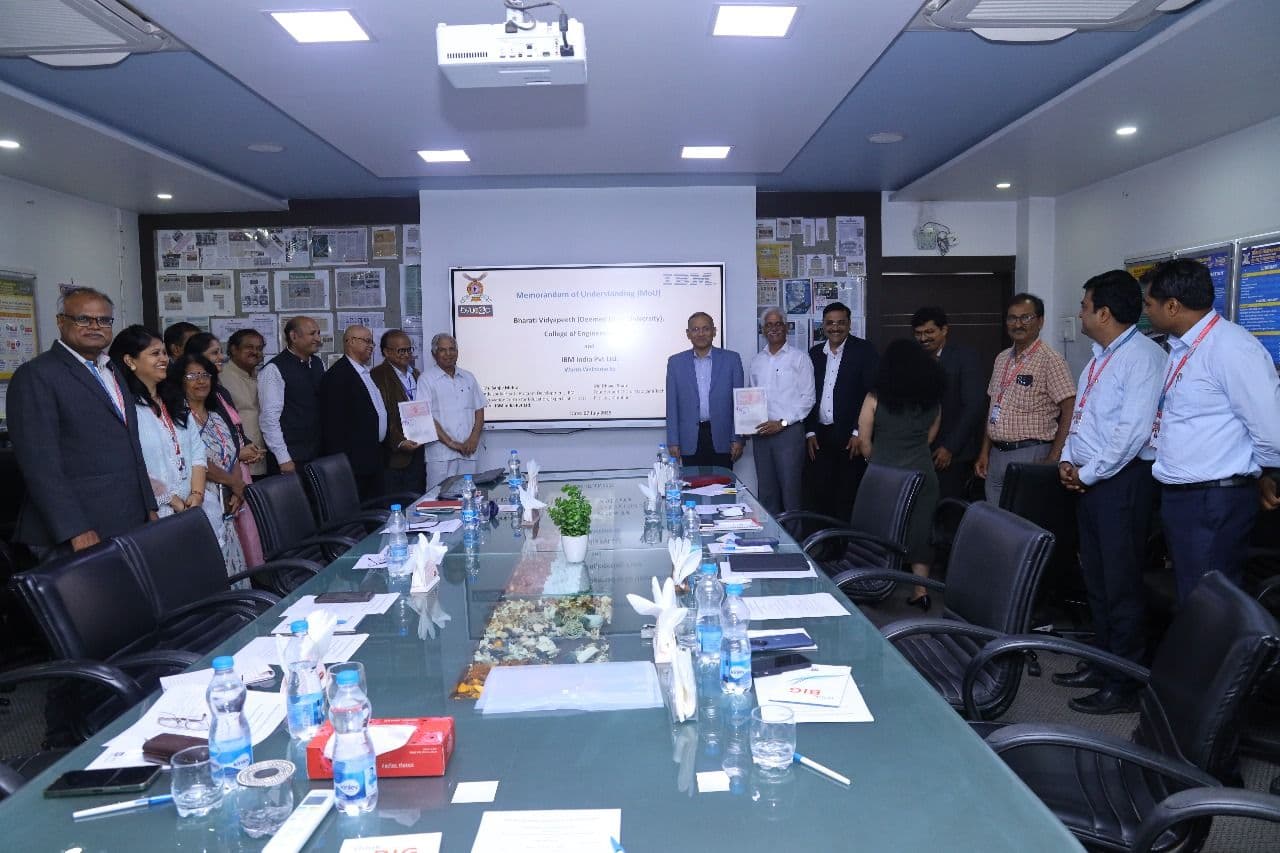 IBM Innovation Centre for Education (ICE) partnereship with Bharati Vidyapeeth Pune
