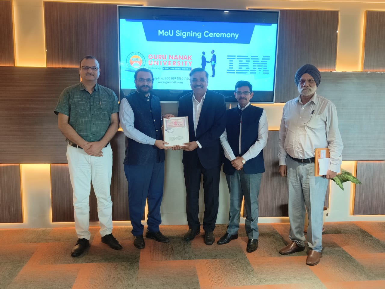 IBM ICE partnership with Gurunanak University