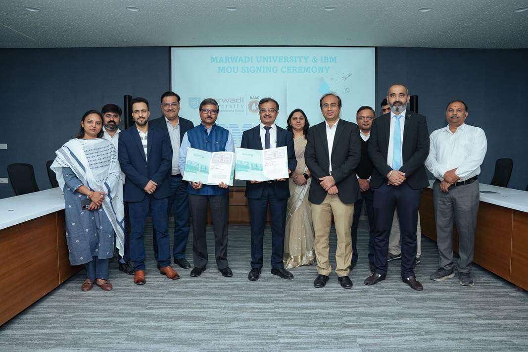 IBM ICE partnership with Marwadi University