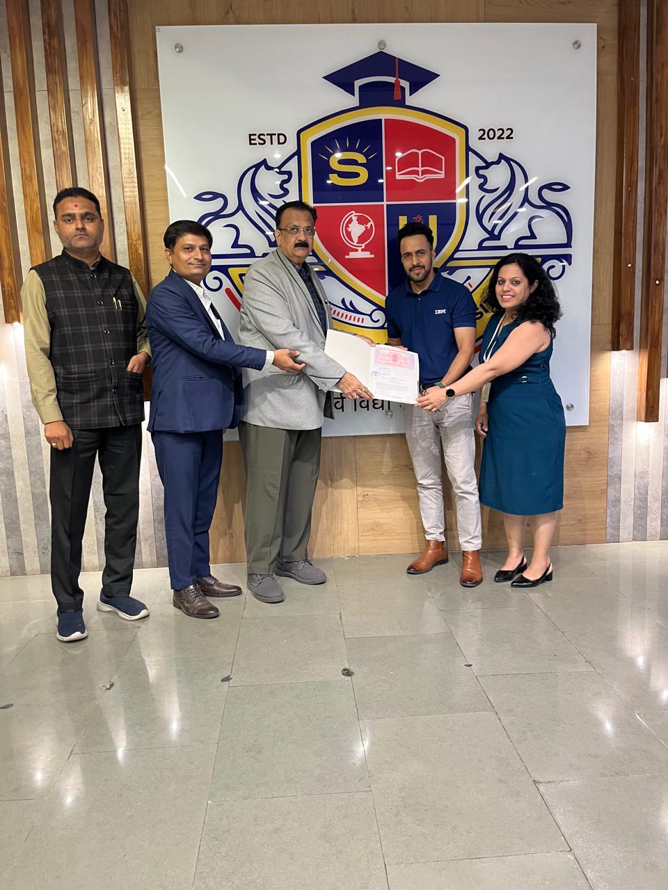 IBM ICE partnership with Swaminarayan University